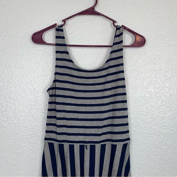 Xhilaration Womens Striped Scoop Neck Sleeveless Asymmetrical Swing Dress Medium - Picture 5 of 10